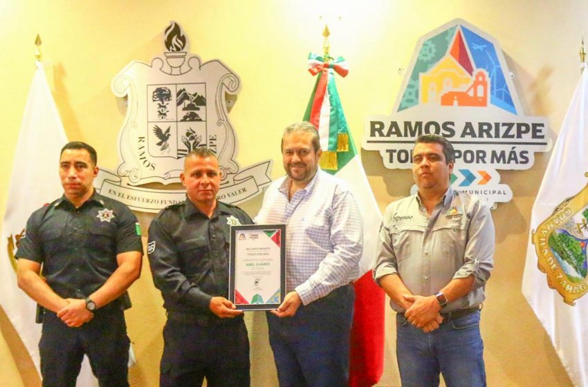  Reconoce Gobierno de Ramos Arizpe a policías destacados por su labor y compromiso