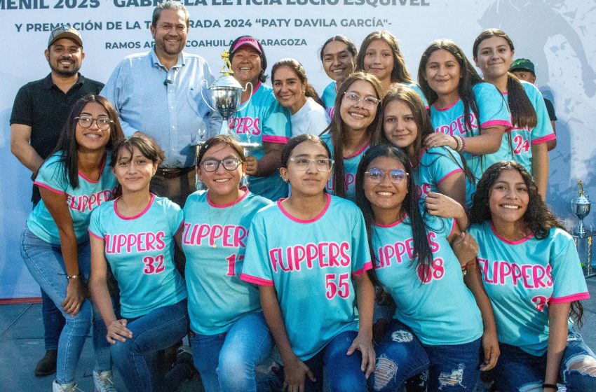  Reafirma Tomás Gutiérrez compromiso con el deporte en Ramos Arizpe al inaugurar la Liga Municipal Femenil de Softbol 2025