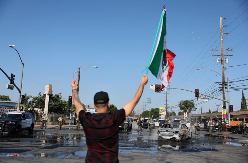  Sheinbaum confirma detención de 35 migrantes mexicanos en redadas en Los Ángeles