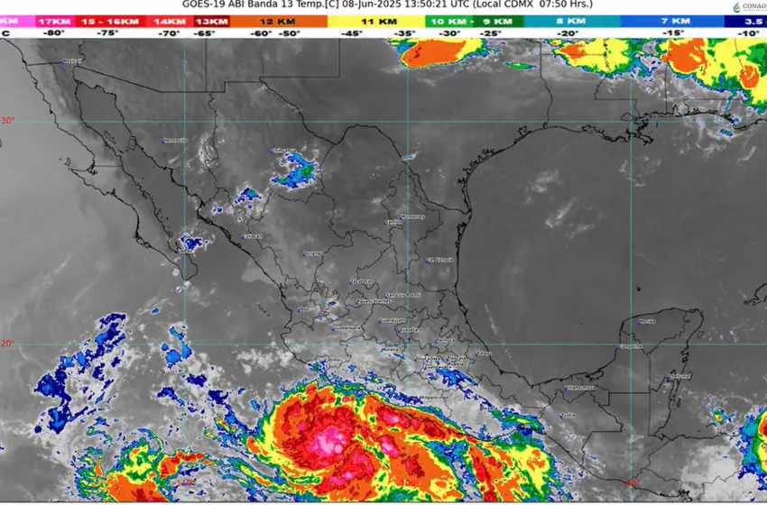  Autoridades monitorean avance de “Bárbara”, que podría convertirse en huracán este lunes