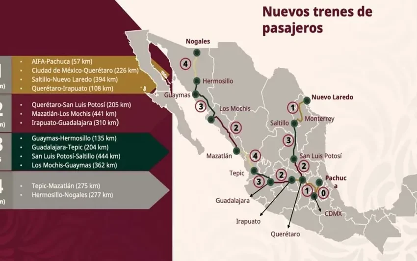 Anunciada fecha para fallo de licitación del tren de pasajeros Saltillo-Nuevo Laredo
