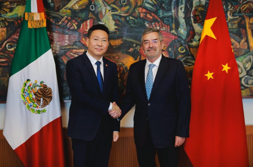 Canciller Mexicano se Reúne con Embajador de China para Fortalecer Relación Bilateral