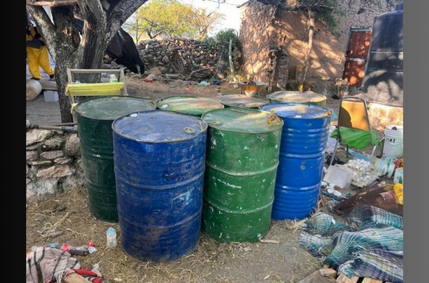Aseguran más de 1.7 toneladas de metanfetamina en Zacatecas