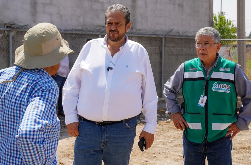 El Gobierno de Tomás resuelve la problemática de drenaje en la colonia Analco