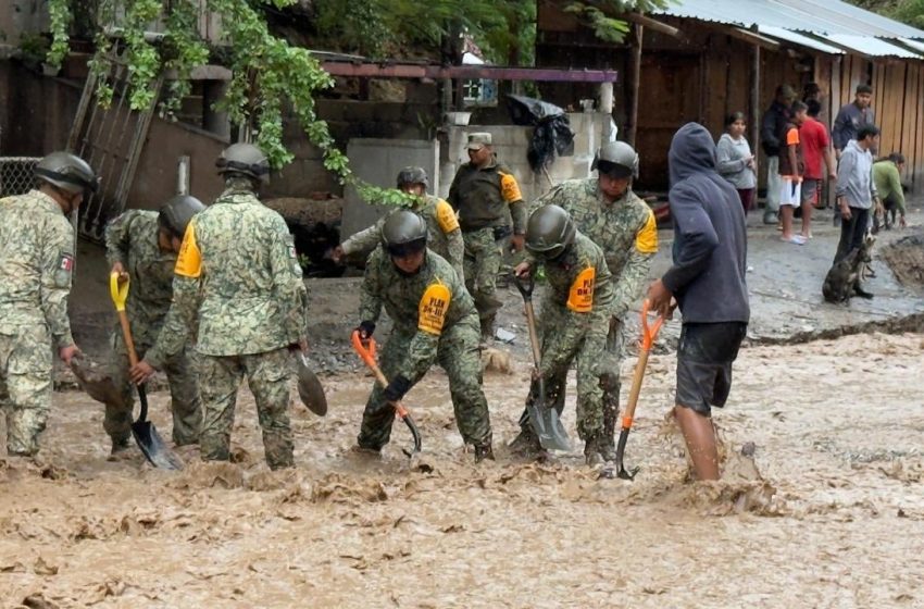 Emergencia por intensas lluvias en México: 37 muertos y miles de afectados