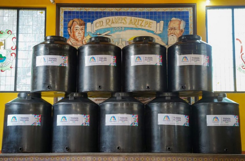  “Programa ‘Tinacos Para Todos’ en Ramos Arizpe: Un apoyo esencial para mejorar la calidad de vida”