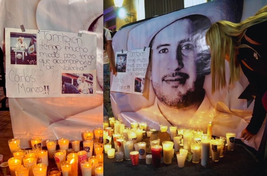  Marcha pacífica en Morelia en demanda de justicia por el asesinato de Carlos Manzo