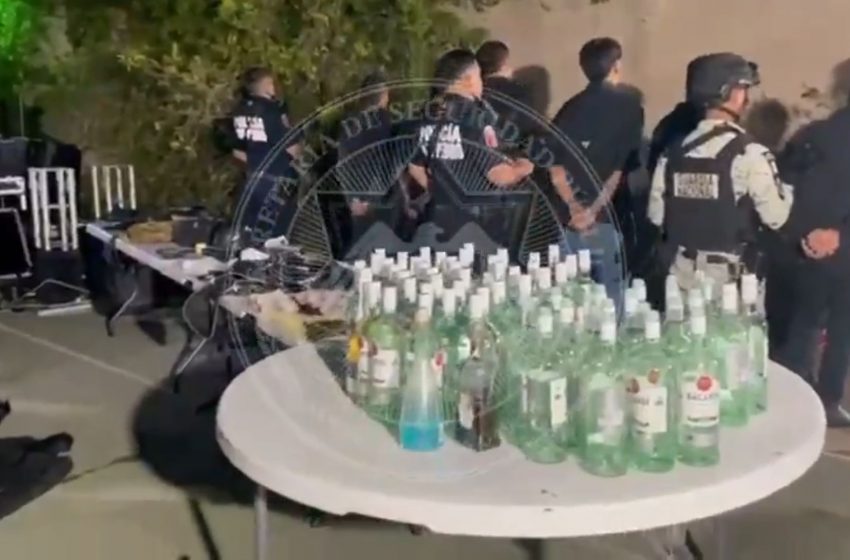  Desmantelan fiesta clandestina con menores de edad en Nuevo León