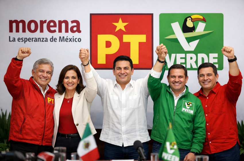  Morena, PT y PVEM cierran filas por el proyecto de transformación: Pacto de unidad para las elecciones de 2027 y 2030