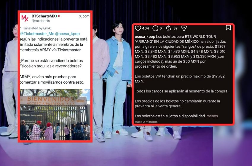  La furia de las fans de BTS en México: Protestas tras la polémica venta de boletos