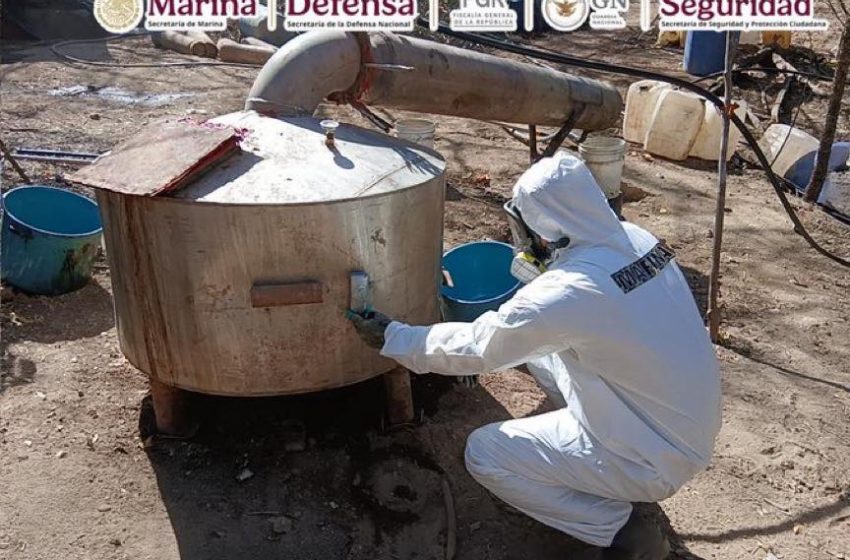  Desarticulados laboratorios clandestinos de drogas en Durango, Sinaloa y Michoacán