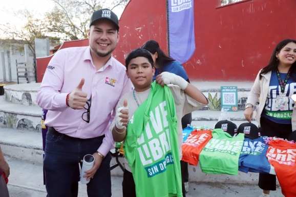  Trabaja Coahuila en la prevención de adicciones con la estrategia “Brigada en tu Barrio”