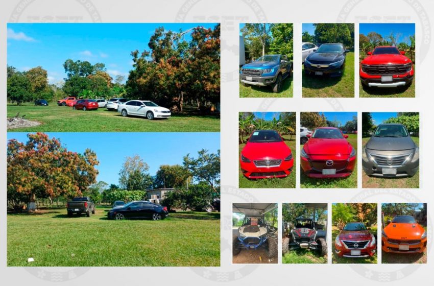  Operativo en Tabasco contra La Barredora: Detención de mujeres con arsenal y autos