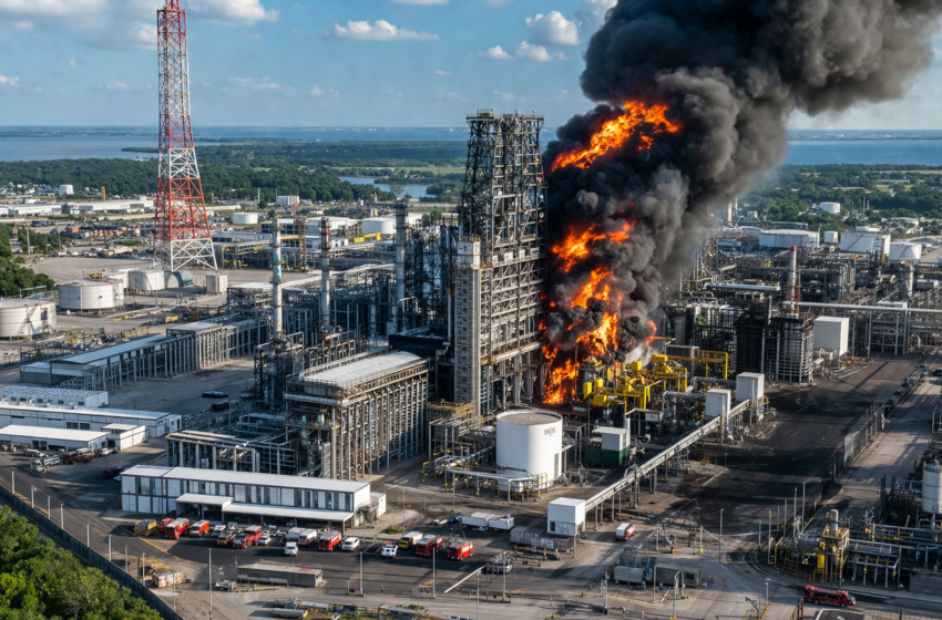  Incendio en refinería de Dos Bocas: Pemex moviliza a 150 trabajadores
