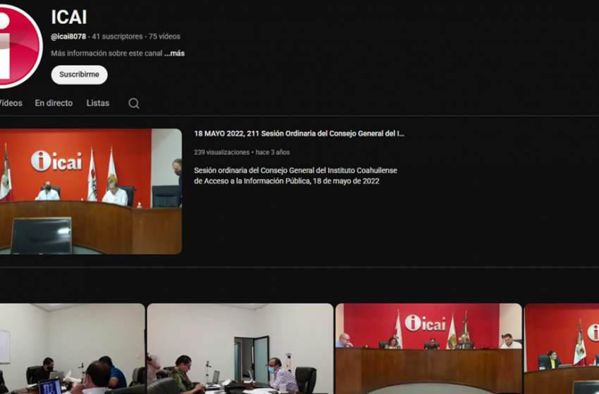  Sitio del ICAI regresa en funcionamiento tras periodo de inactividad